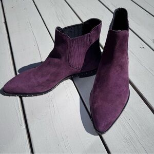 Rebecca Minkoff Real Leather Suede Madysin Ankle Boots